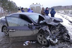 На автодороге Николо Павловск - Алапаевск погибла женщина и ранен ребенок