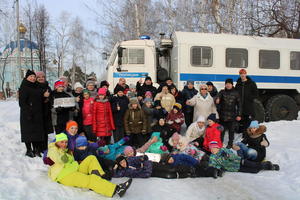 В Нижнем Тагиле сотрудники полиции стали участниками эстафеты, организованной ко Дню защитника Отечества.