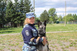 Представители Общественного Совета при полиции вместе с подопечными ЦВСНП МУ МВД России «Нижнетагильское» познакомились с работой полицейских кинологов 