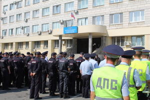 Представители Общественного совета при полиции приняли участие в общегарнизонном инструктаже нарядов, заступающих на службу