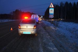 На 156 километре автодороги Екатеринбург-Серов в результате столкновение опрокинулась ГАЗель, ранены три пассажира