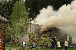 Пожар в п.Черноисточинск произошедший 6 июня 