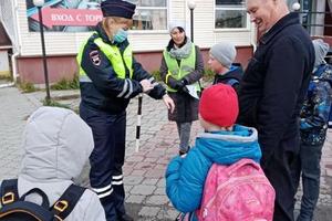 Сотрудники ГИБДД приняли участие в Едином дне дорожной безопасности